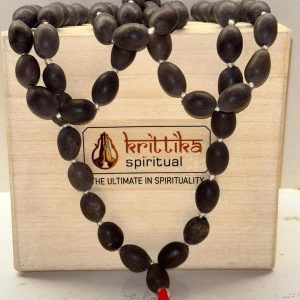 Natural Lotus Seed Kamal Gatta Mala Necklace with Tassel Rosary Jaapmala