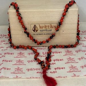 Natural Red Gunja Ratti Chirmi Mala with Tassel